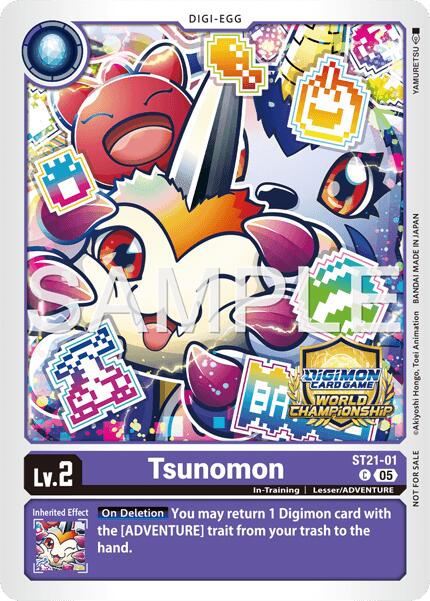 Tsunomon [ST21-01] (World Championship 26–27 Regionals Season 2) [Starter Deck: Hero of Hope] | The Time Vault CA