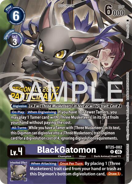 BlackGatomon [BT25-082] (Regionals 26-27 Season 2 Participant) [Dual Revolution] | The Time Vault CA