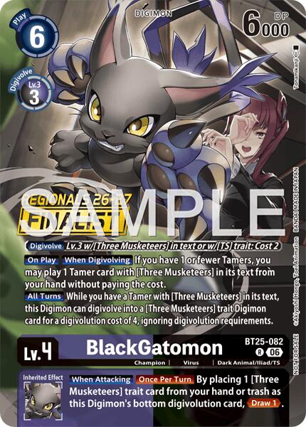 BlackGatomon [BT25-082] (Regionals 26-27 Season 2 Finalist) [Dual Revolution] | The Time Vault CA