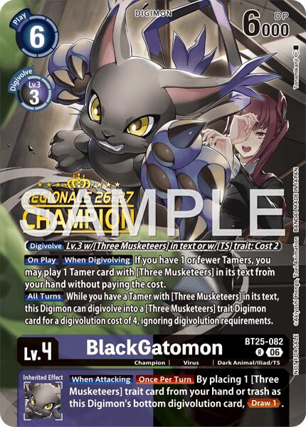 BlackGatomon [BT25-082] (Regionals 26-27 Season 2 Champion) [Dual Revolution] | The Time Vault CA