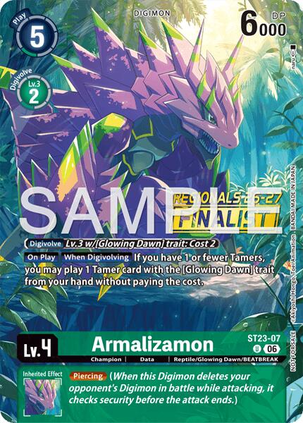 Armalizamon [ST23-07] (Regionals 26-27 Season 2 Finalist) [Starter Deck: Beatbreak] | The Time Vault CA
