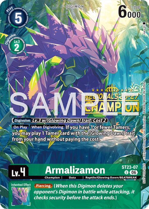 Armalizamon [ST23-07] (Regionals 26-27 Season 2 Champion) [Starter Deck: Beatbreak] | The Time Vault CA