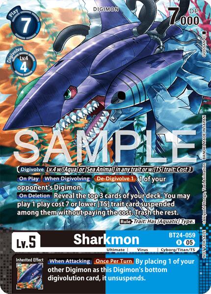 Sharkmon [BT24-059] (Event Pack 10) [Time Stranger] | The Time Vault CA