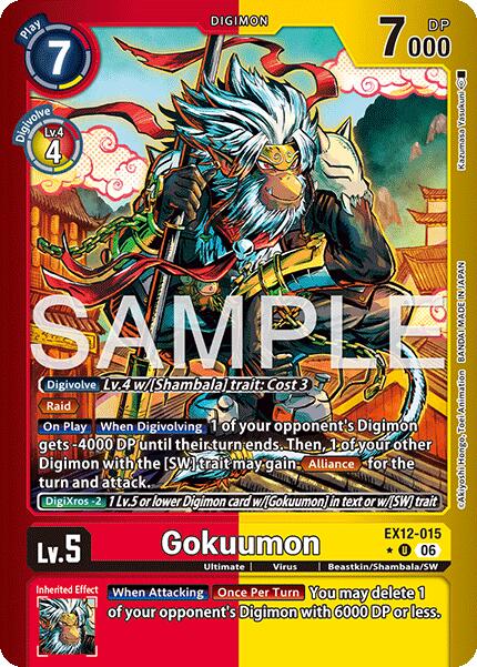 Gokuumon [EX12-015] (Limited Foil) [Digital World Shambala] | The Time Vault CA