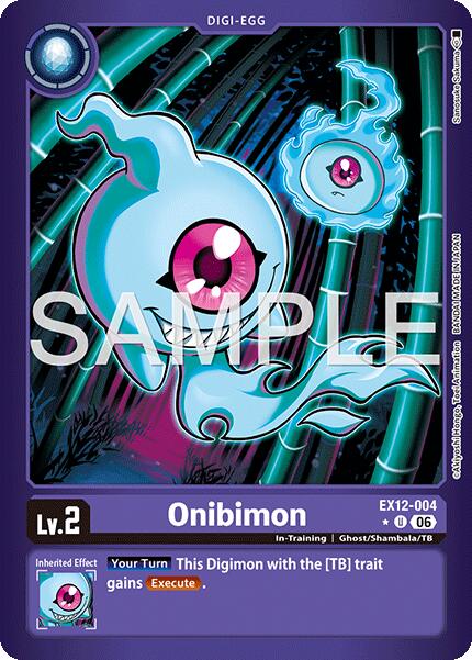 Onibimon [EX12-004] (Limited Foil) [Digital World Shambala] | The Time Vault CA