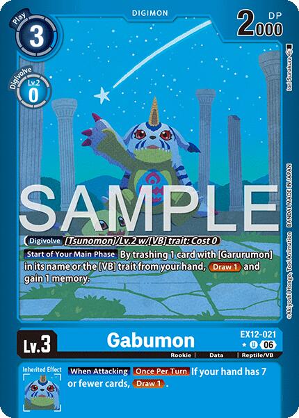 Gabumon [EX12-021] (Limited Foil) [Digital World Shambala] | The Time Vault CA