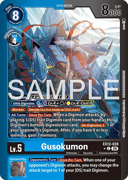 Gusokumon [EX12-028] (Limited Foil) [Digital World Shambala] | The Time Vault CA