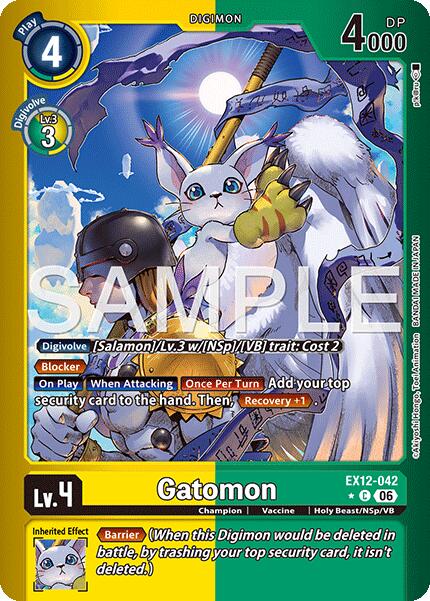 Gatomon [EX12-042] (Limited Foil) [Digital World Shambala] | The Time Vault CA