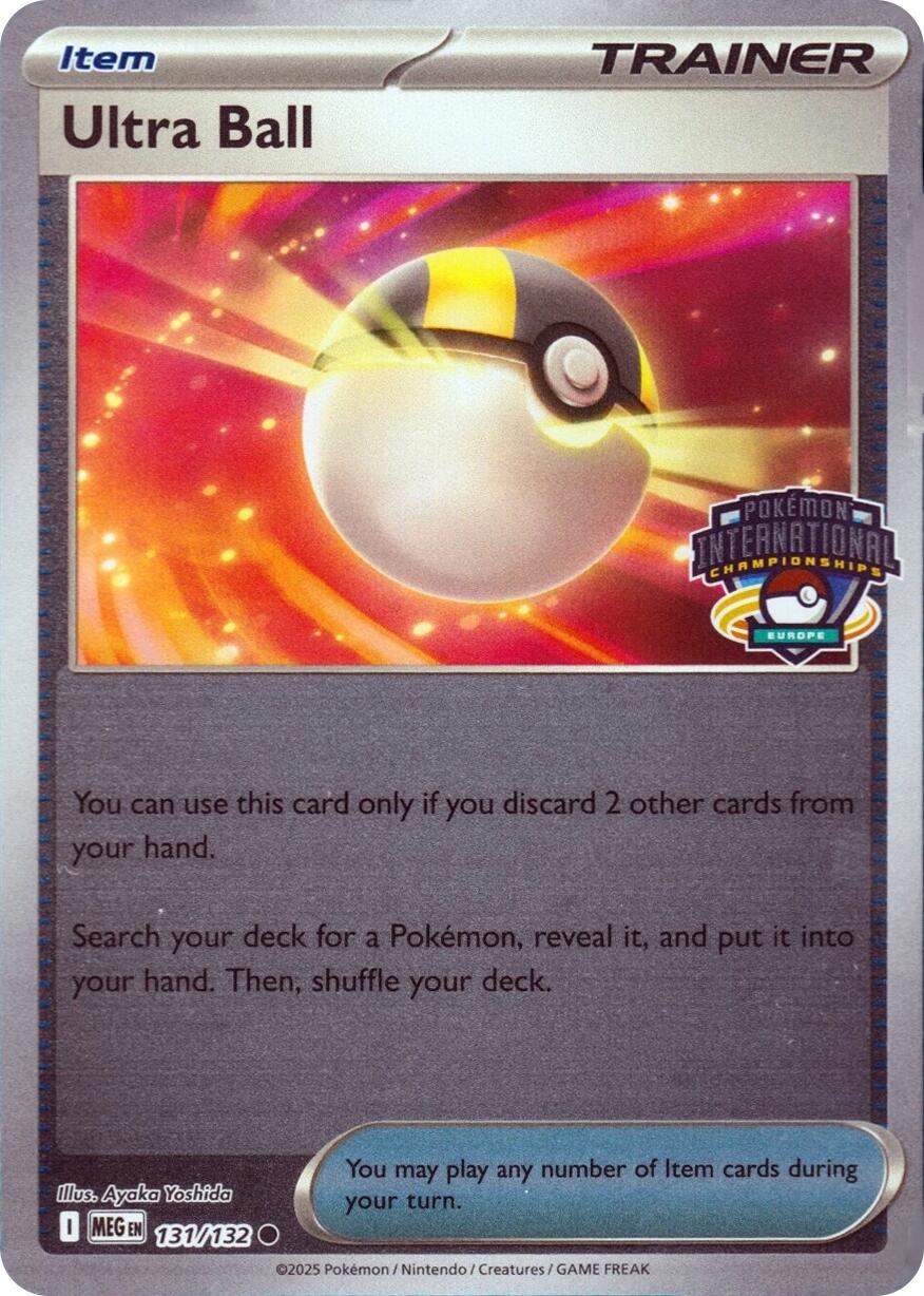 Ultra Ball (131/132) (European International Championship) [League & Championship Cards] | The Time Vault CA