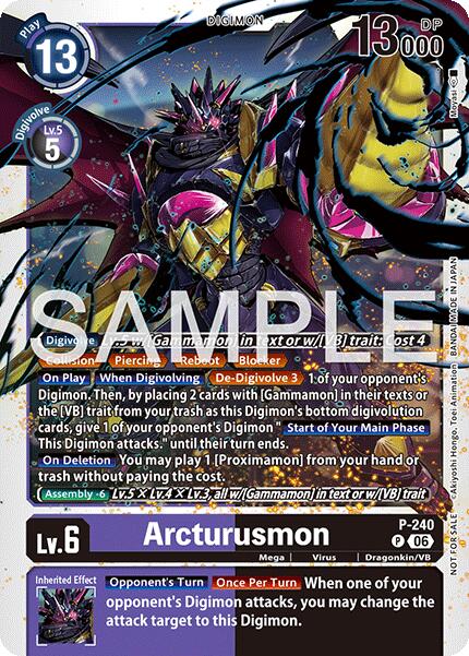 Arcturusmon [P-240] (Official Store Tournament 2026 Vol. 3 Participant) [Promotional Cards] | The Time Vault CA