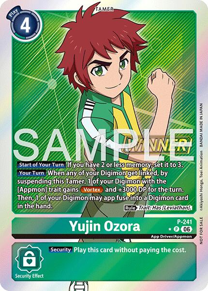Yujin Ozora [P-241] (Official Store Tournament 2026 Vol. 3 Winner) [Promotional Cards] | The Time Vault CA