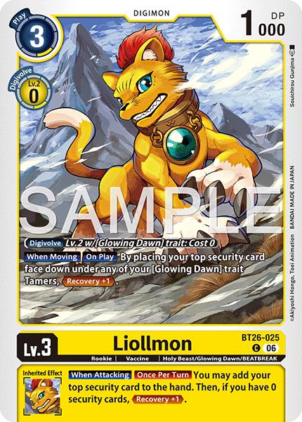 Liollmon [BT26-025] [Timeless Bonds] | The Time Vault CA