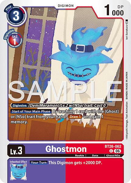 Ghostmon [BT26-062] [Timeless Bonds] | The Time Vault CA