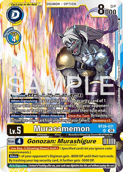 Murasamemon // Gonozan: Murashigure [BT26-031] [Timeless Bonds] | The Time Vault CA
