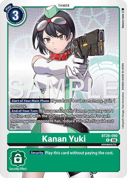 Kanan Yuki [BT26-090] [Timeless Bonds] | The Time Vault CA