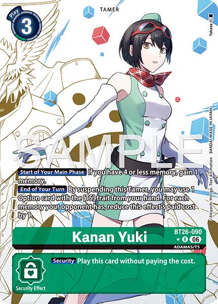 Kanan Yuki [BT26-090] (Alternate Art) [Timeless Bonds] | The Time Vault CA