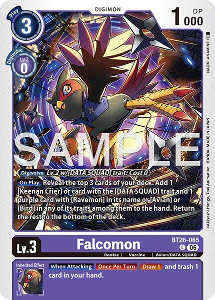 Falcomon [BT26-065] [Timeless Bonds] | The Time Vault CA