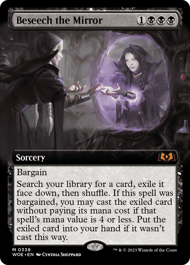 Beseech the Mirror (Extended Art) [Wilds of Eldraine] | The Time Vault CA