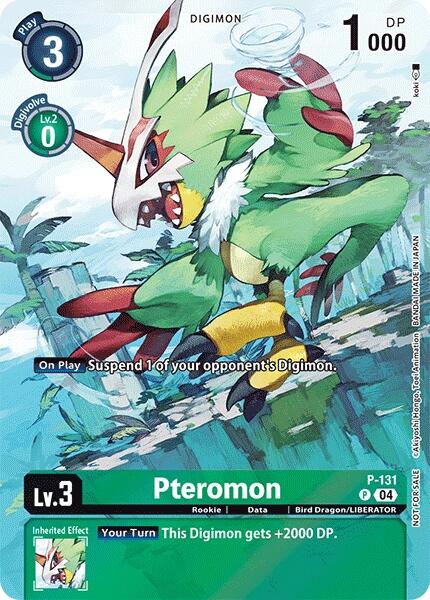 Pteromon [P-131] (Digimon Liberator D-Storage Set) [Promotional Cards] | The Time Vault CA
