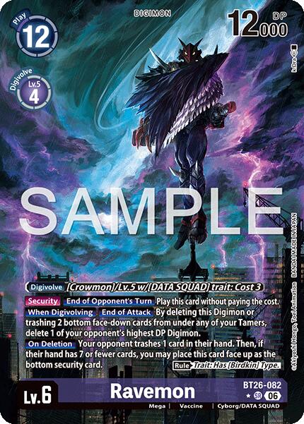 Ravemon [BT26-082] (Alternate Art) [Timeless Bonds] | The Time Vault CA