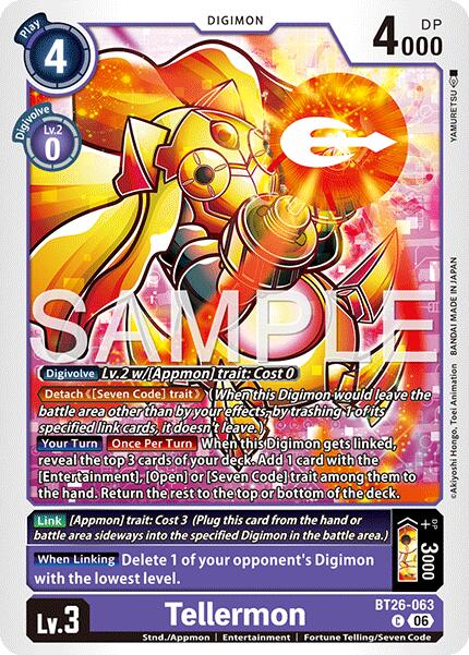 Tellermon [BT26-063] [Timeless Bonds] | The Time Vault CA