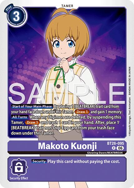 Makoto Kuonji [BT26-095] [Timeless Bonds] | The Time Vault CA