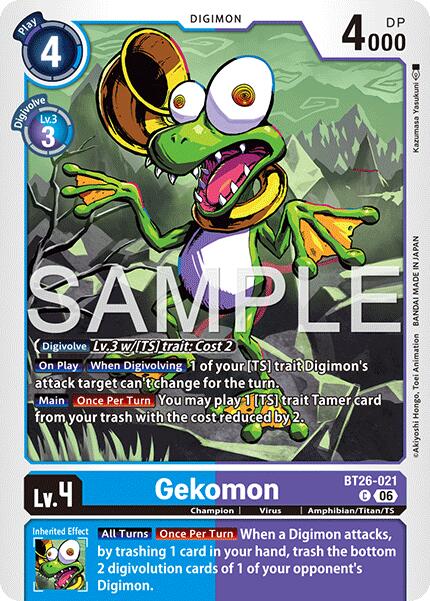 Gekomon [BT26-021] [Timeless Bonds] | The Time Vault CA