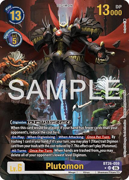 Plutomon [BT26-059] (Alternate Art) [Timeless Bonds] | The Time Vault CA