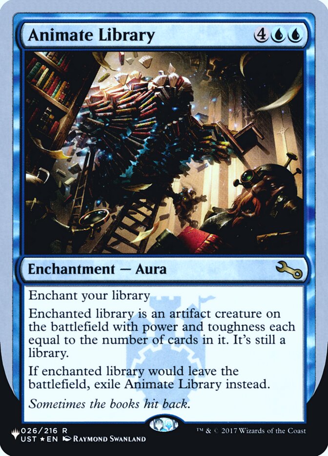 Animate Library (Unfinity Foil Edition) [The List] | The Time Vault CA