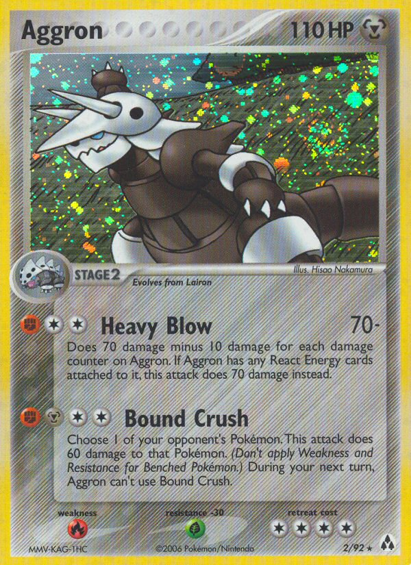 Aggron (2/92) [EX: Legend Maker] | The Time Vault CA