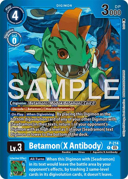 Betamon [P] (X Antibody) (Official Store Tournament 2026 Vol. 1) [Limited Card Pack -Final Crest-] | The Time Vault CA