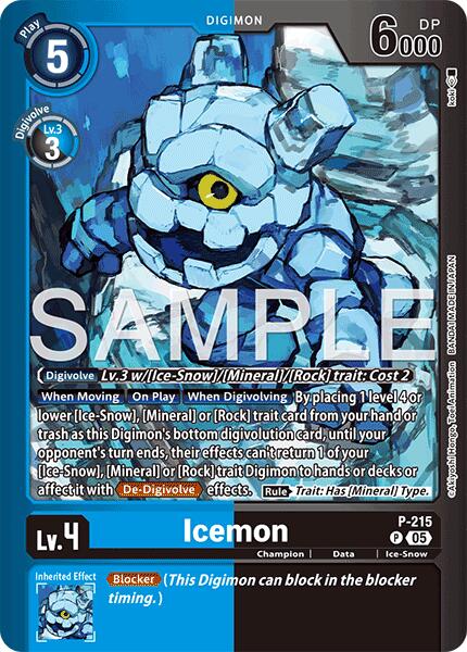 Icemon [P-215] [Limited Card Pack -Final Crest-] | The Time Vault CA