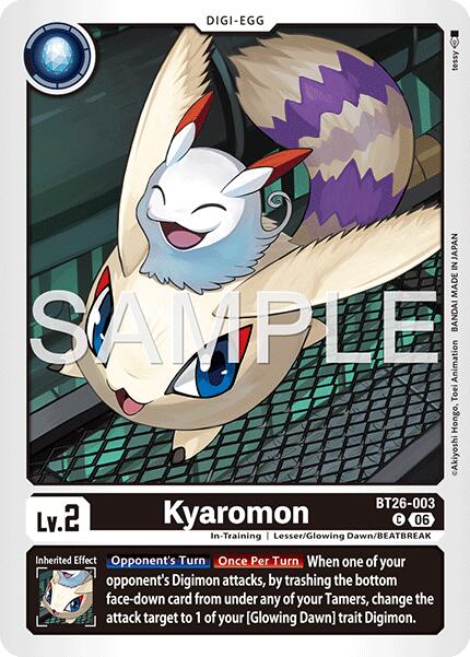 Kyaromon [BT26-003] [Timeless Bonds] | The Time Vault CA