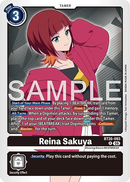 Reina Sakuya [BT26-093] [Timeless Bonds] | The Time Vault CA