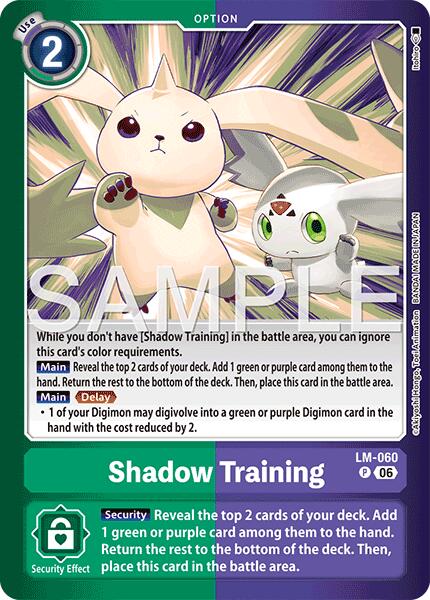 Shadow Training [LM-060] [Limited Card Pack -Final Crest-] | The Time Vault CA
