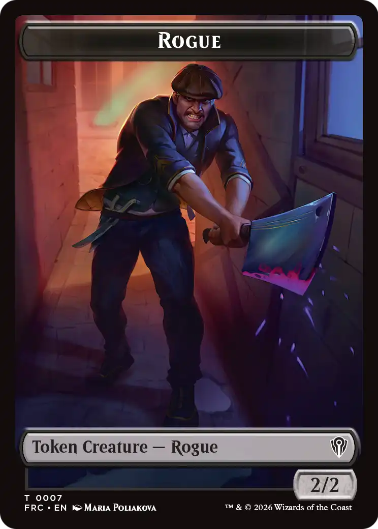 Insect // Rogue Double-Sided Token [Reality Fracture Commander Tokens] | The Time Vault CA