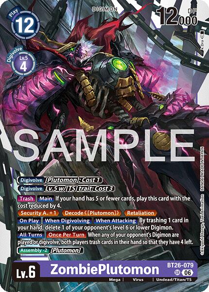 ZombiePlutomon [BT26-079] [Timeless Bonds] | The Time Vault CA
