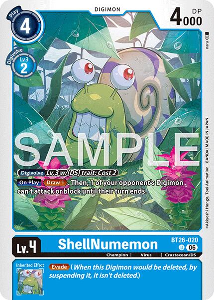 ShellNumemon [BT26-020] [Timeless Bonds] | The Time Vault CA