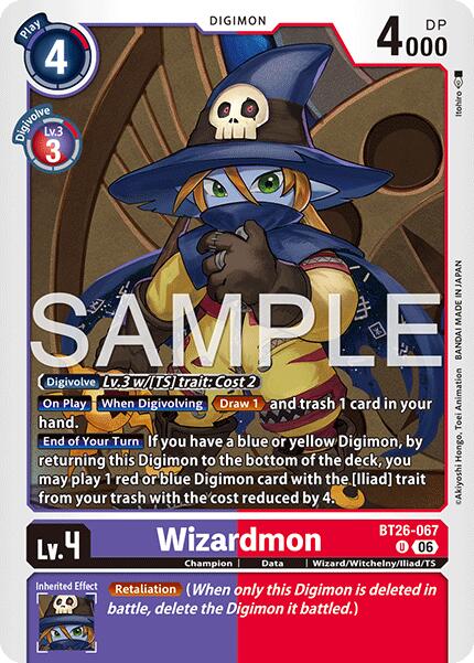 Wizardmon [BT26-067] [Timeless Bonds] | The Time Vault CA