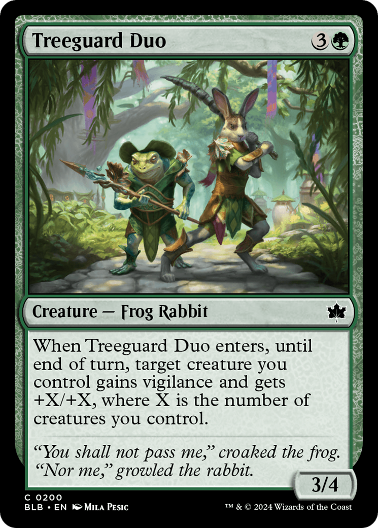 Treeguard Duo [Bloomburrow] | The Time Vault CA