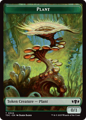Plant // Goat Double-Sided Token [Tarkir: Dragonstorm Commander Tokens] | The Time Vault CA