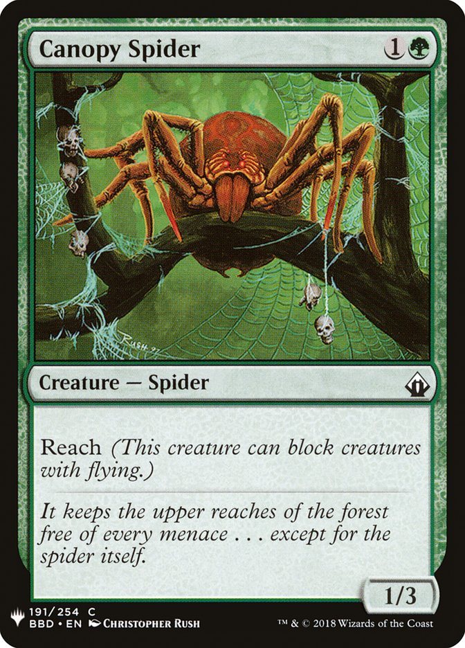 Canopy Spider [Mystery Booster] | The Time Vault CA