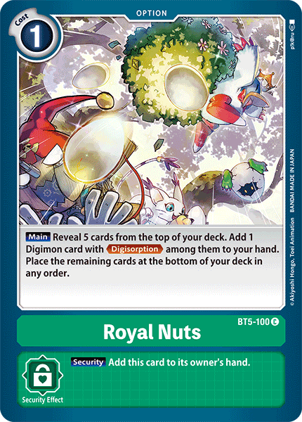 Royal Nuts [BT5-100] [Battle of Omni] | The Time Vault CA