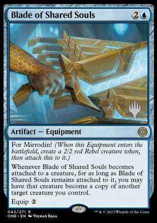 Blade of Shared Souls (Promo Pack) [Phyrexia: All Will Be One Promos] | The Time Vault CA