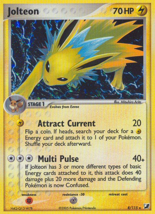 Jolteon (8/115) [EX: Unseen Forces] | The Time Vault CA