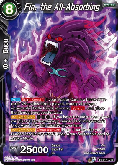 Fin, the All-Absorbing (BT15-127) [Saiyan Showdown] | The Time Vault CA