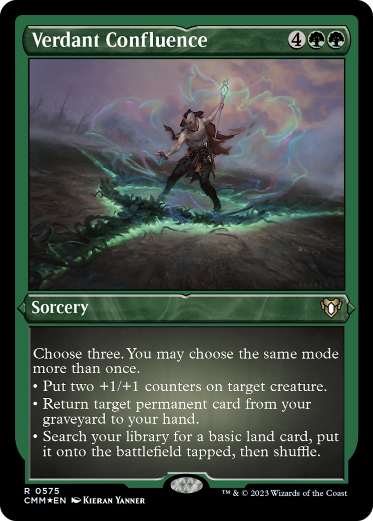 Verdant Confluence (Foil Etched) [Commander Masters] | The Time Vault CA