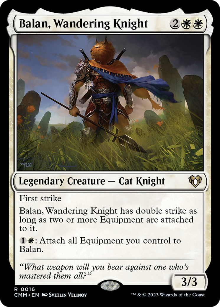 Balan, Wandering Knight [Commander Masters] | The Time Vault CA