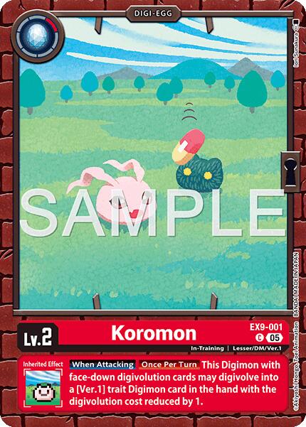 Koromon [EX9-001] [Limited Card Pack -Final Crest-] | The Time Vault CA
