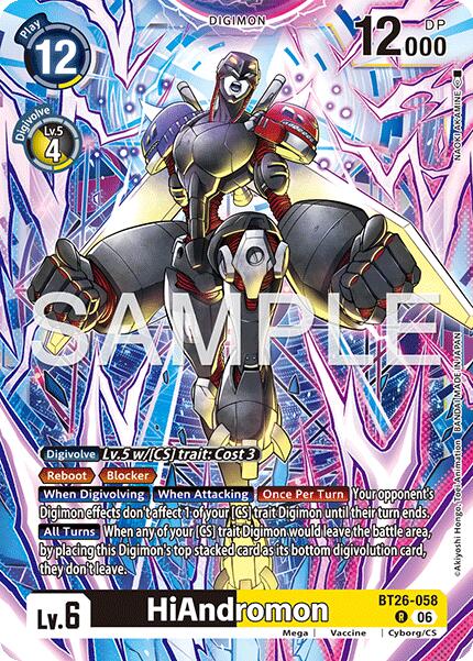 HiAndromon [BT26-058] [Timeless Bonds] | The Time Vault CA